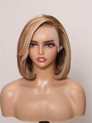 VALERIE-10" LACE FRONT STRAIGHT HUMAN HAIR WIG