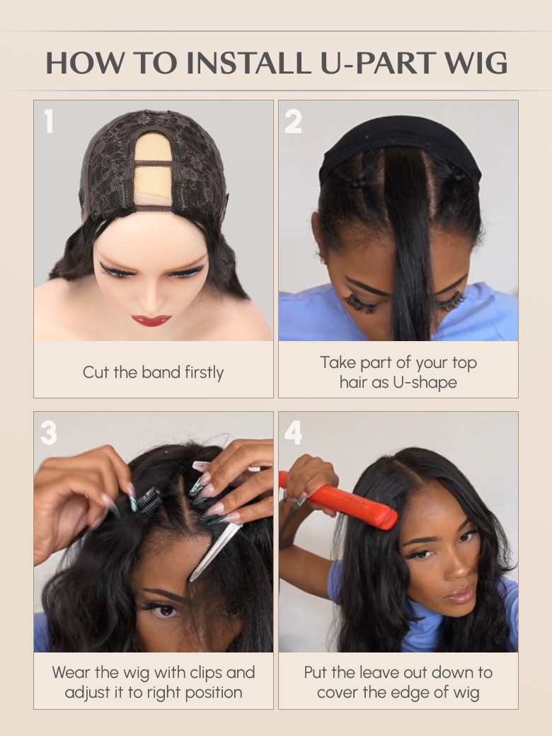 Brown Hair With Highlights Body Wave Wig With Face Framing Layers Beginner Friendly V Part 150% Density