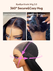 7x5 Bye Bye Knots? Glueless Lace Balayage Highlight Very Bouncy Body Wave Wig No Burden