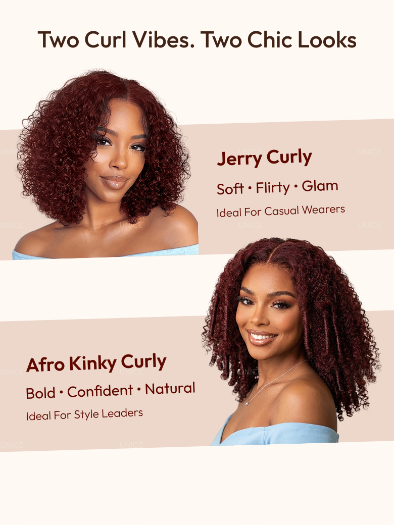 7x5 Bye-Bye Knots? Wig Glueless Lace Sunset Jerry Curly for Reddish Brown Drawstring Wig With Bleached Knots 150% Density