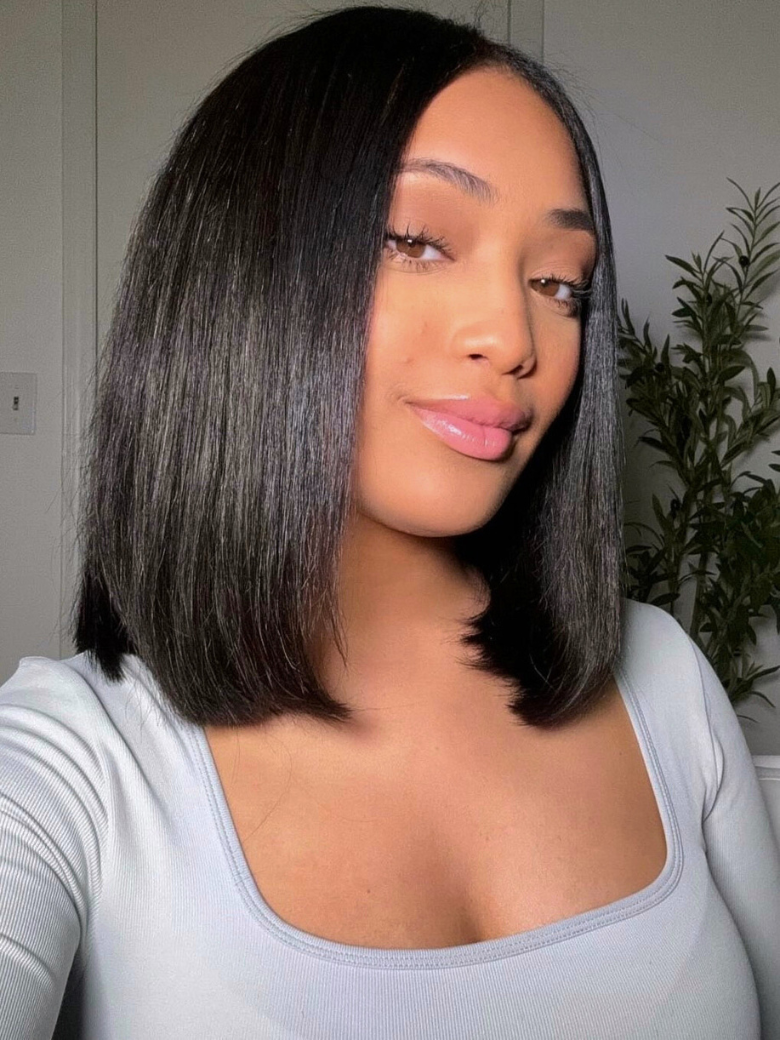[Invisi Drawstring] 7x5 Lace Put On And Go Summer Style Glueless Lace Bleached Knots Bob Drawstring Wig 150% Density Limited Sale