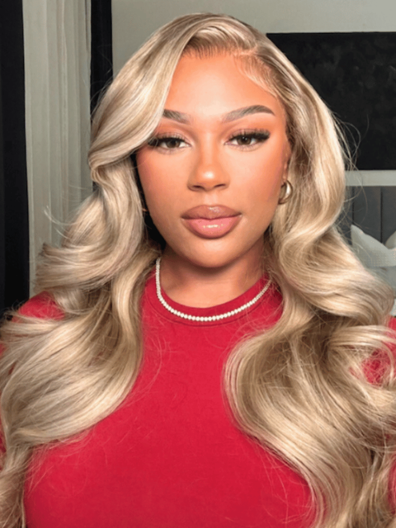 13x4 Lace Front Body Wave Hot Sale Ash Blonde Pre-Everything Wig