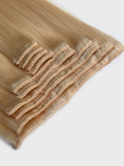 Ash Blonde Human Hair Clip In Extension