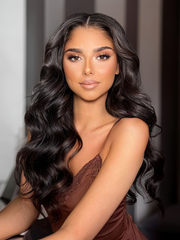 250% High Density Body Wave U Part Human Hair Sew In Wig
