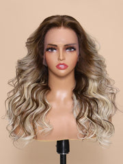 CLEO-18" LACE FRONT BODY WAVE HUMAN HAIR WIG