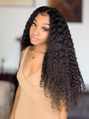 Hair 4pcs Human Jerry Curly Hair With Lace Frontal