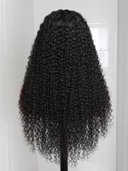 Glueless 250% Density Curly 13x4 HD Transparent Lace Frontal Wigs