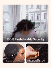 13x4 HD Lace Bye-Bye Slip Body Wave Wig �C Pull & Go Fit Ear-to-Ear with Invisi Drawstring