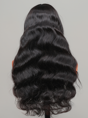 Super Natural Body Wave 13x4 HD Glueless Lace Front Wigs Human Hair 200% Density