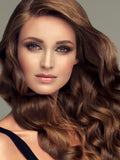 Petaluxe Walnut Brown Human Hair Tape In Extension