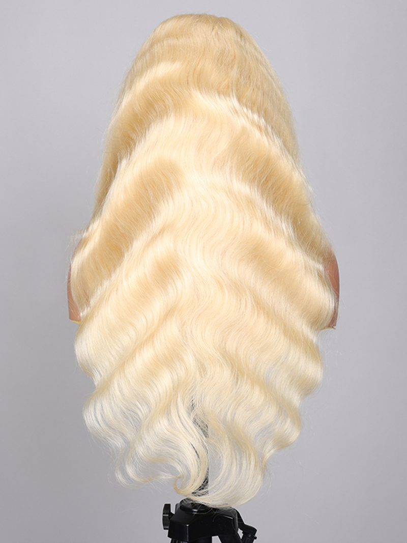 Kriyya Full Lace Pre-Plucked Blonde Wig with Dark Roots