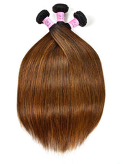 Hair Virgin 3 Bundles Deals Colored Hair Weave #FB30 Straight Hair