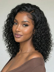 7x5 Bye-Bye Knots? Wig Glueless Lace Sunset Jerry Curly for Reddish Brown Drawstring Wig With Bleached Knots