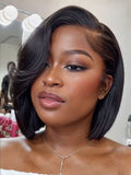 Petaluxe 7x5 Bye-Bye Knots Natural Black & Black Cherry & Black with Caramel Blonde Highlights Body Wave Wig