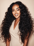 Petaluxe [28"=$199] 180% Density 7x5 Lace Bye-bye Knots &13x4 Pre Everything Baby Hair 30s Quick Install Glueless Water Wave Invisible Knots Wig
