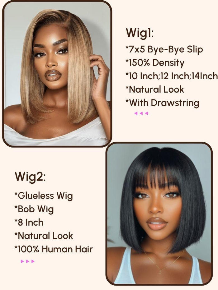 Petaluxe Pay $115 Get 2 Wigs | 24H Limited Time Sale