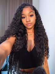 Hair Icenu Series 1 Pieces Deep Wave Human Virgin Hair Weaving