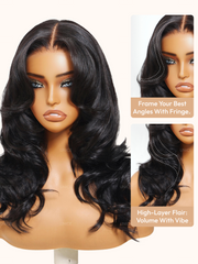 Bye-Bye Knots? 7x5 Lace Body Curls Wig with Feathered Layers & Invisi Drawstring 180% Density