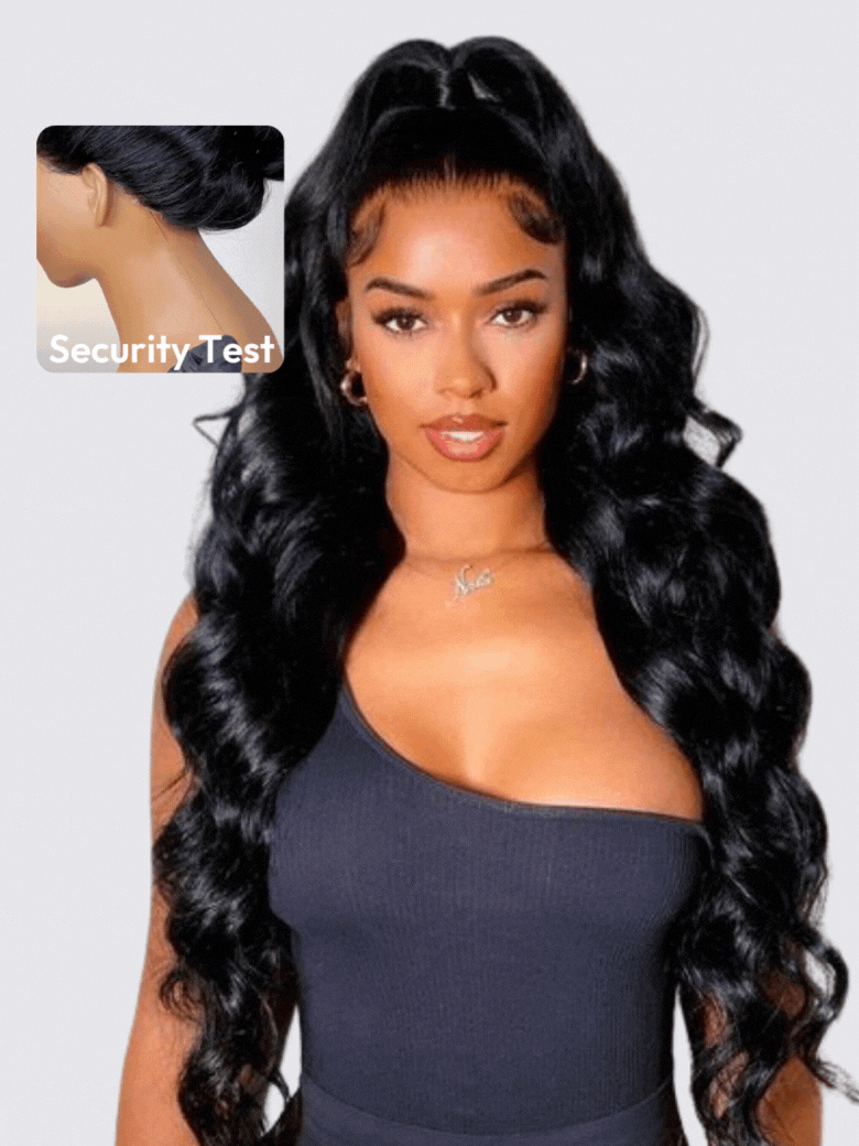 Invisible Strap 360 Lace Body Wave Wig All Head Size Friendly