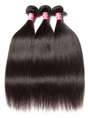 Straight Remy Human Hair Bundles 3Pcs Deal