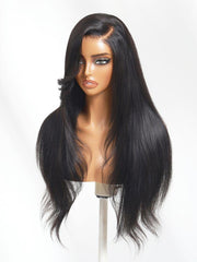 13x4 Pre-Everything? Wig With Loose Wave Face-Framing Layers And Side-Swept Bangs With Drawstring