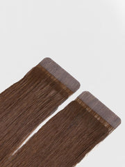 Chocolate Brown Human Hair Tape In Extension