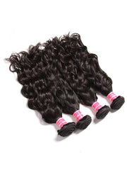 4Pcs Natural Wave Remy Human Hair Weaves