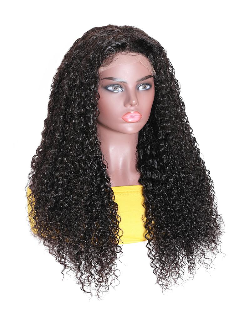 13x4 Glueless HD Lace Curly Wig with Bleached Knots Match All Skin Tones 14inch