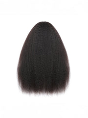 Beginner Friendly Kinky Straight U Part Glueless Wig Brazilian Natural Black Wig