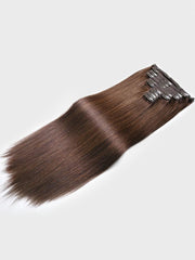 Dark Brown Human Hair Clip In Extension