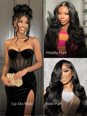 13x4 HD Lace Pre-Everything? Body Wave Wig �C Pull & Go Fit Ear-to-Ear with Invisi Drawstring