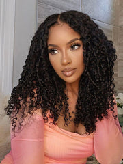 Bye-Bye Knots 7x5 Lace Curly Texture Wig With Finger Coil Ends