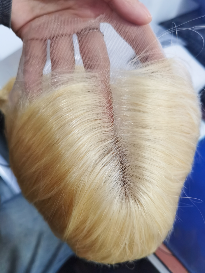 613 Blonde Bob 13x4 Transparent Lace Human Hair Wig