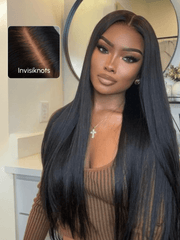 13x4 Ear To Ear / 7x5 Bye-Bye Knots Lace Front Straight Wig Pre-Everything Wig