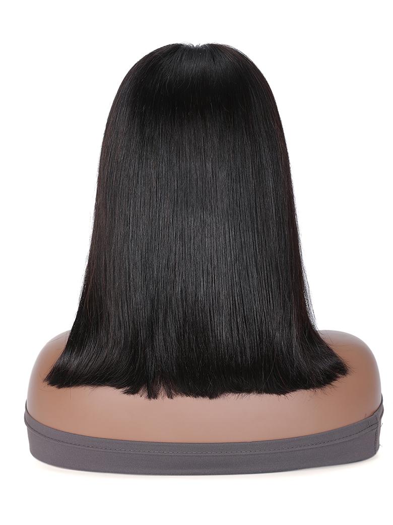Beginner Friendly Glueless V Part Straight BOB wigs Natural Hairline Wigs