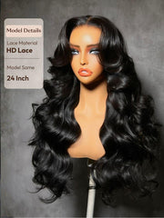 Bye-Bye Slip 7x5 Glueless Lace Body Wave Lace Front Drawstring Wig Adjustable Cap