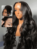 [FB] Petaluxe 13x4 Pre-Everything™& 7x5 ByeBye Knots™ Pre-Cut Transparent Lace Front 3D Body Wave Wig Real Ear To Ear Wig