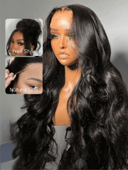 [FB] 13x4 Pre-Everything™& 7x5 ByeBye Knots™ Pre-Cut Transparent Lace Front 3D Body Wave Wig Real Ear To Ear Wig