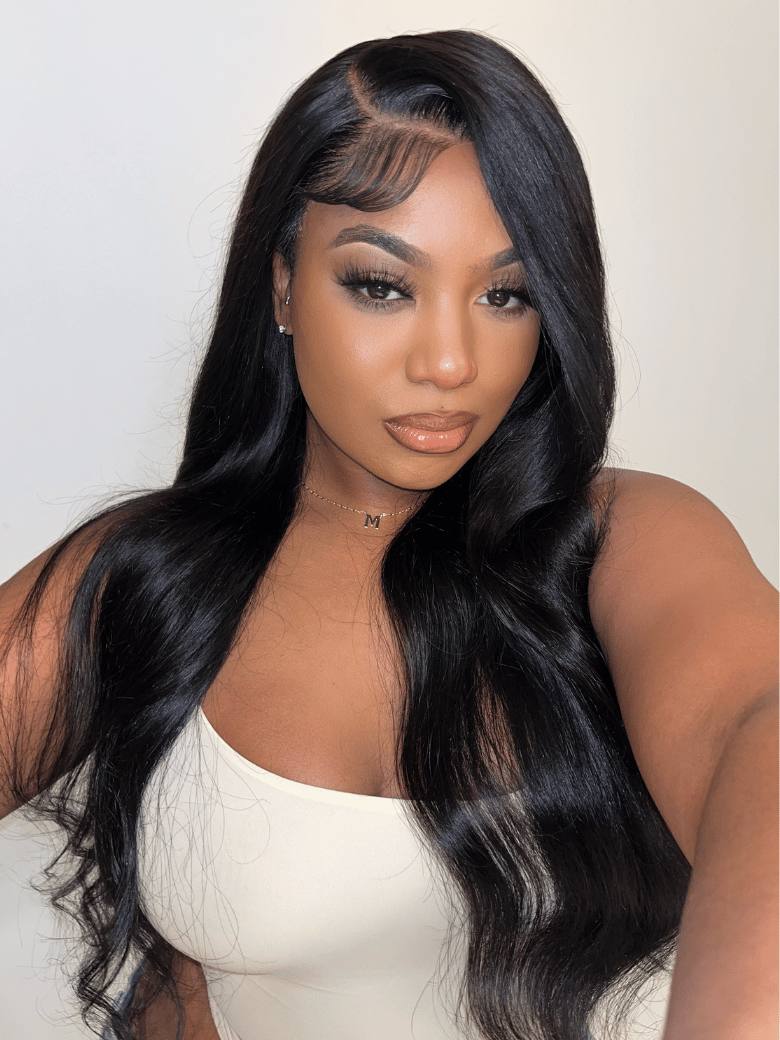 7x5 Lace Bye Bye Knots & 13x6 Lace Frontal Black Body Wave Pre-Everything Wig 150% Density