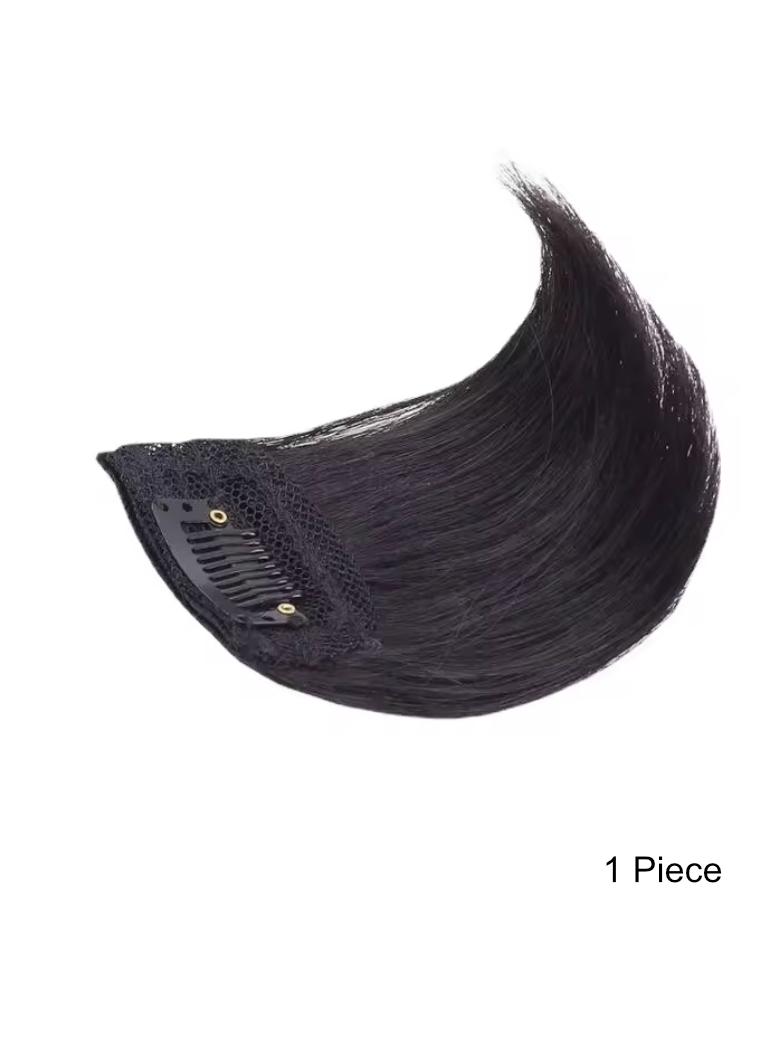 Machine-Made Light Brown Straight Mini Hairpiece