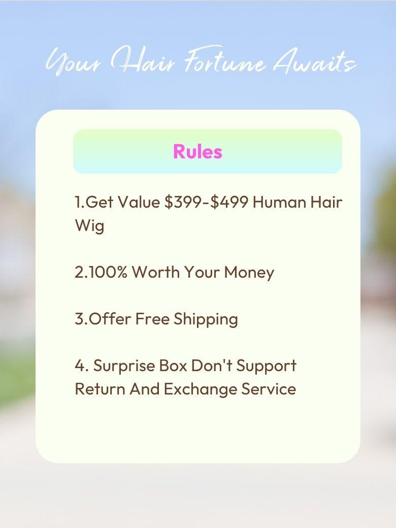 $59 Surprise Box Win 24 Inch Bye-Bye knots Wig Value $159-$219