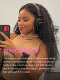 Petaluxe V Part 0 Skill Needed Glueless Wig Beginner Friendly Natural Scalp Curly Human Hair Upgrade U part Wig Without Leave out