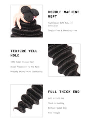 Loose Deep Wave Human Hair 3 Pcs Bundles