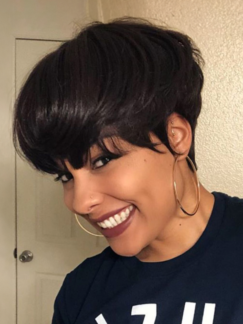 EasiContour? V Part Minimal Glueless Curly Glueless Wig With Invisi Drawstring 100% Human Hair 150% Density