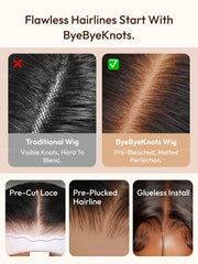 Bye-Bye Knots? 7x5 Lace Body Curls Wig with Feathered Layers & Invisi Drawstring 180% Density