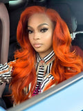 Petaluxe Hair #350 Color Virgin Hair Weave Ginger Hair 1 Piece Hair Bundle Body Wave Straight