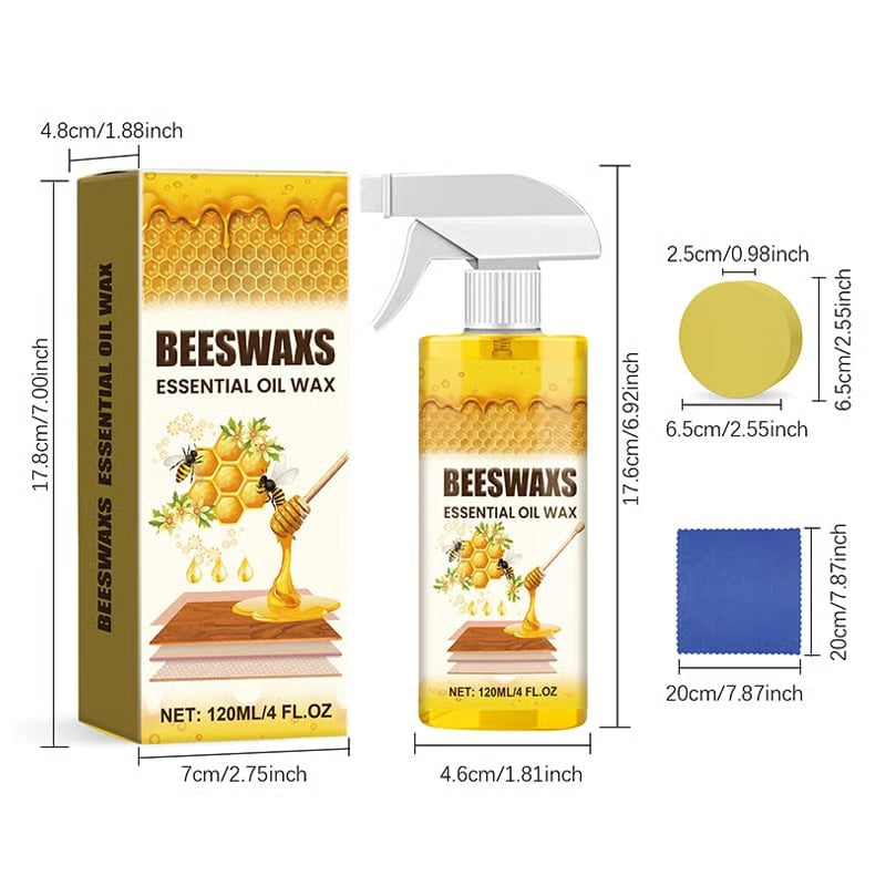Micro-Molecularized Natural Beeswax Floor Polish Spray (120ml)