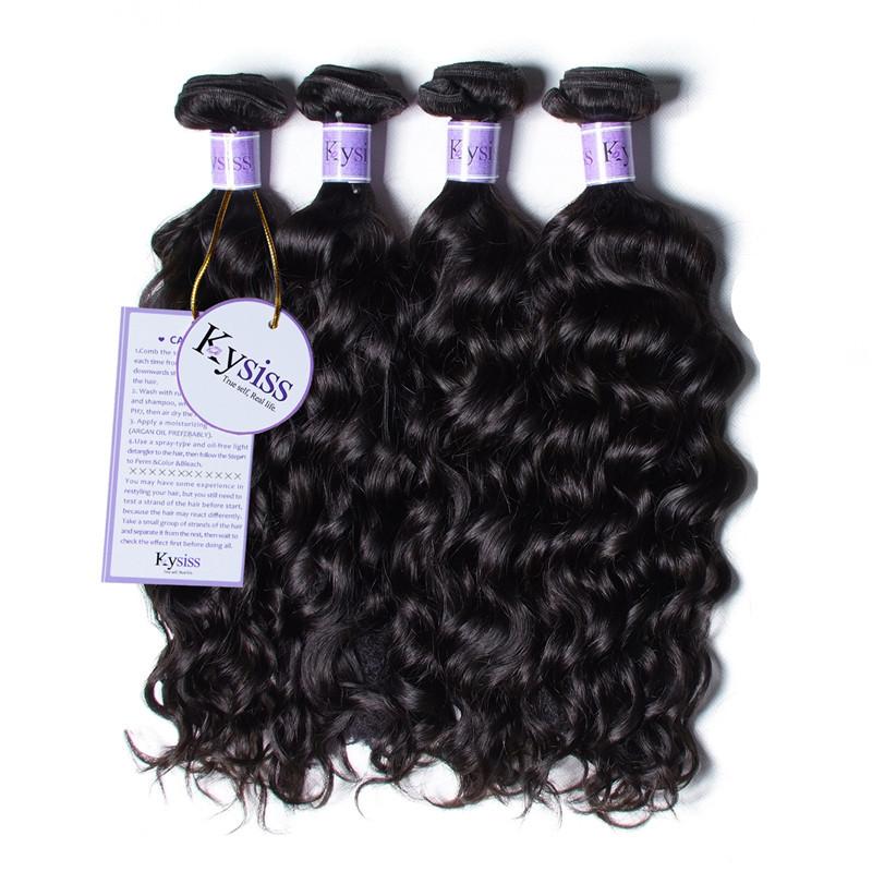 4 Bundles Unprocessed Peruvian Natural Wave Kysiss Series