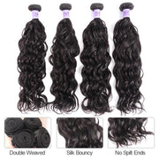 Peruvian Wholesale 4 Bundles Natural Wave Virgin Hair With Closure Kysiss Series