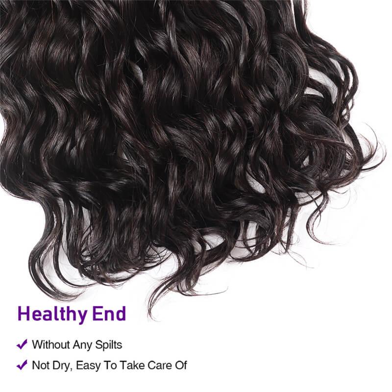 Virgin+ Natural Wave Weft 3 Bundles Peruvian Kysiss Series